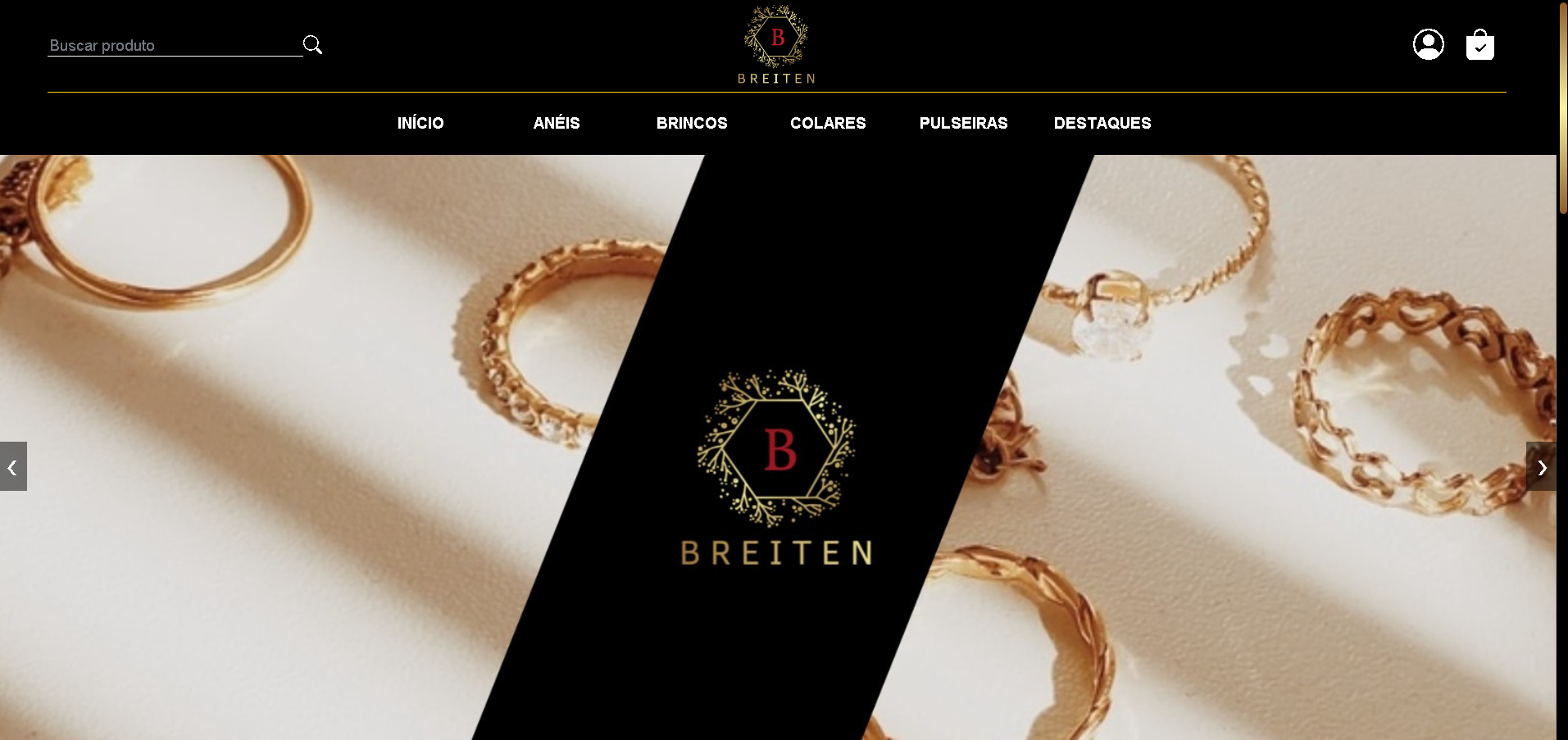 Loja virtual da Breiten Joias